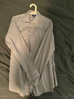 Apt. 9 Men's Gray Long-Sleeve Dress Shirt